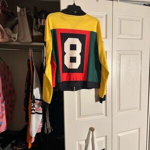 8 ball Colorblock Zip-Up Jacket and pants set